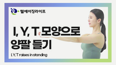 I, Y, T    : I, Y, T raises in standing
